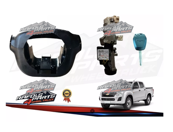 Chapa Contacto + Llave + Cubre Volante Chevrolet Dmax 2.5 2018 Diesel