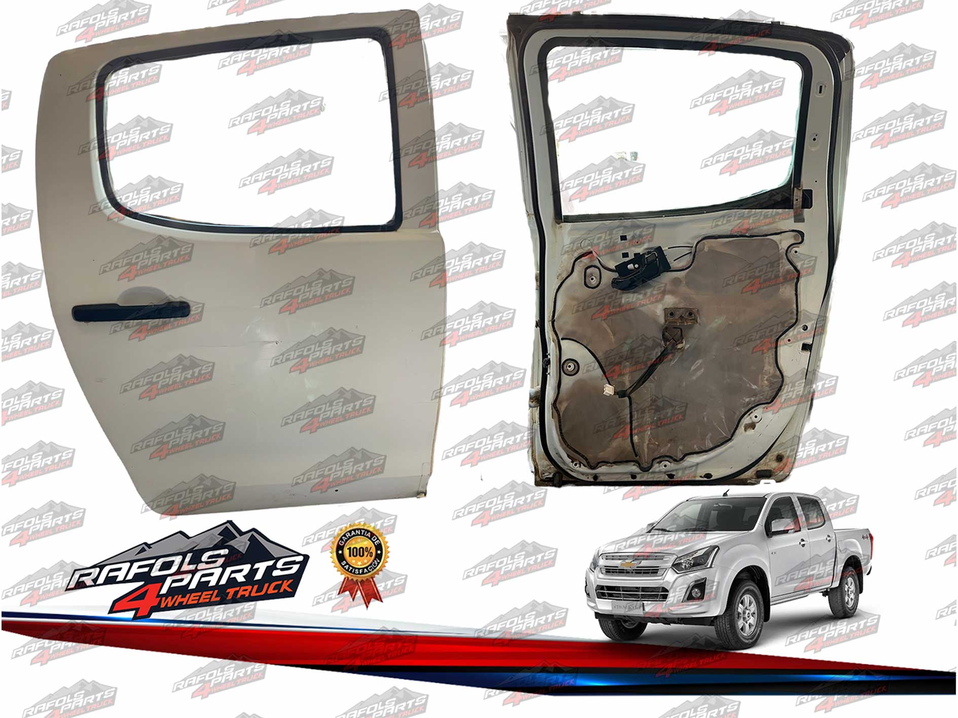 Puerta Trasera Derecha SIN ACCESORIOS Chevrolet Dmax 2015-2022