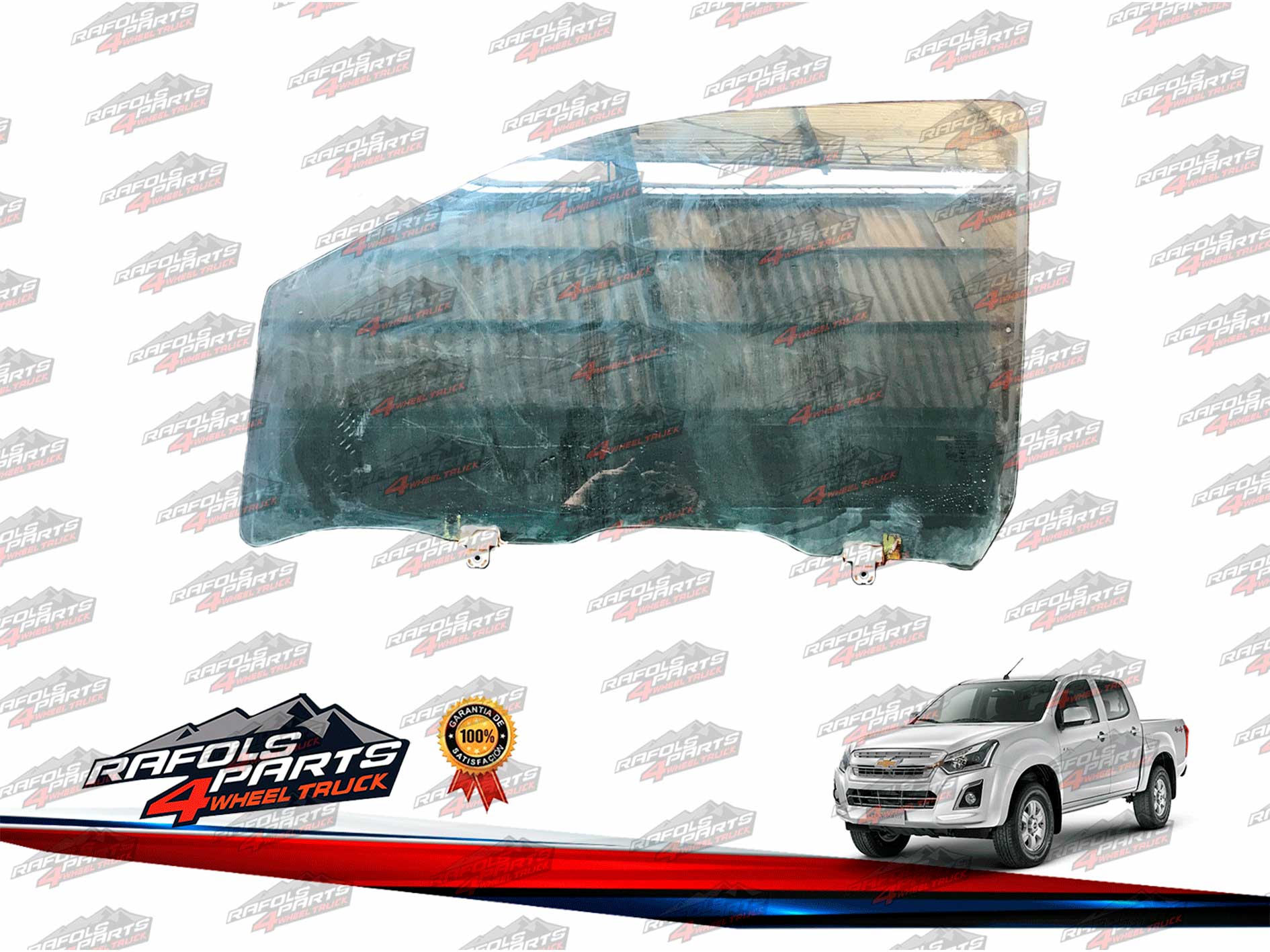 Vidrio Delantero Izquierdo Chevrolet Dmax 2015-2022