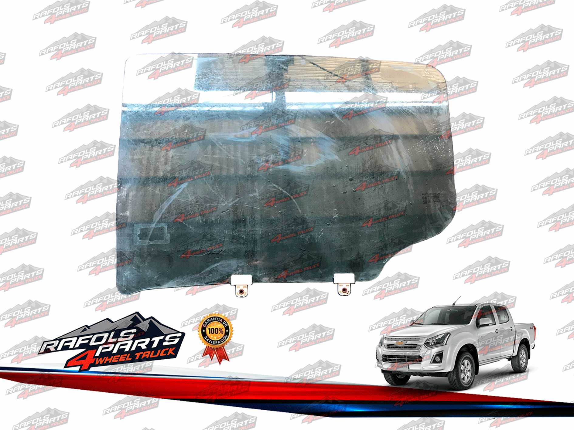 Vidrio Trasero Izquierdo Chevrolet Dmax 2015-2022